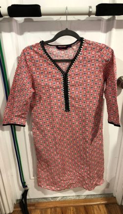 Indian srishti tunic size small 39” long cotton
