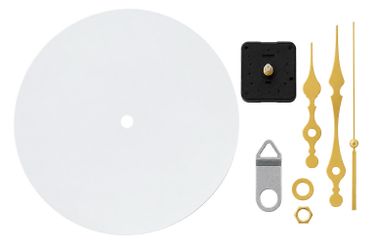 Pack of 3 – 12 Inch Premium Sublimation Aluminum Clock Blank Kits, 1.0mm Thick Metal, Includes Quartz Movements & Gold Hands, DIY Wall Clock Blanks