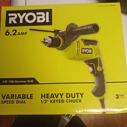 Ryobi 6.2 Amp Hammer Drill