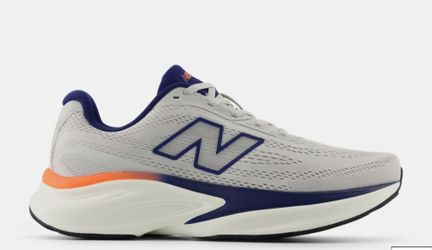 New Balance Running Sneakers Gray Blue Orange Size 10.5