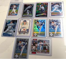Yoshinobu Yamamoto LA Dodger/MLB insert cards-lots