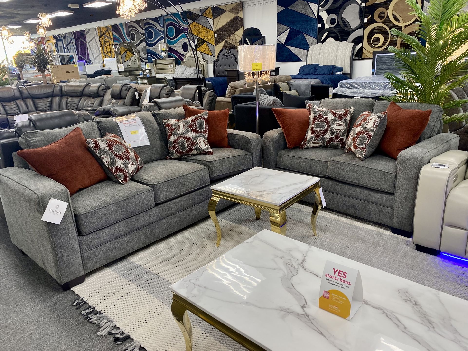 Sofa And Love Seat $799