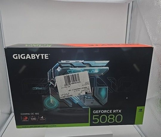 GIGABYTE GeForce RTX 5080 Gaming OC 16G Graphics Card Complete