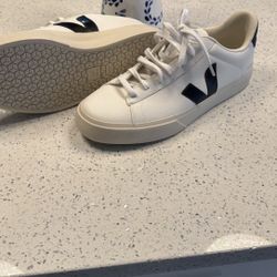 Campo Leather White Black Vera