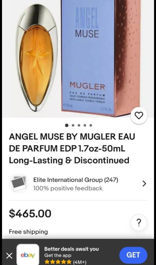 ANGEL MUSE BY MUGLER EAU DE PARFUM . Health & Beauty