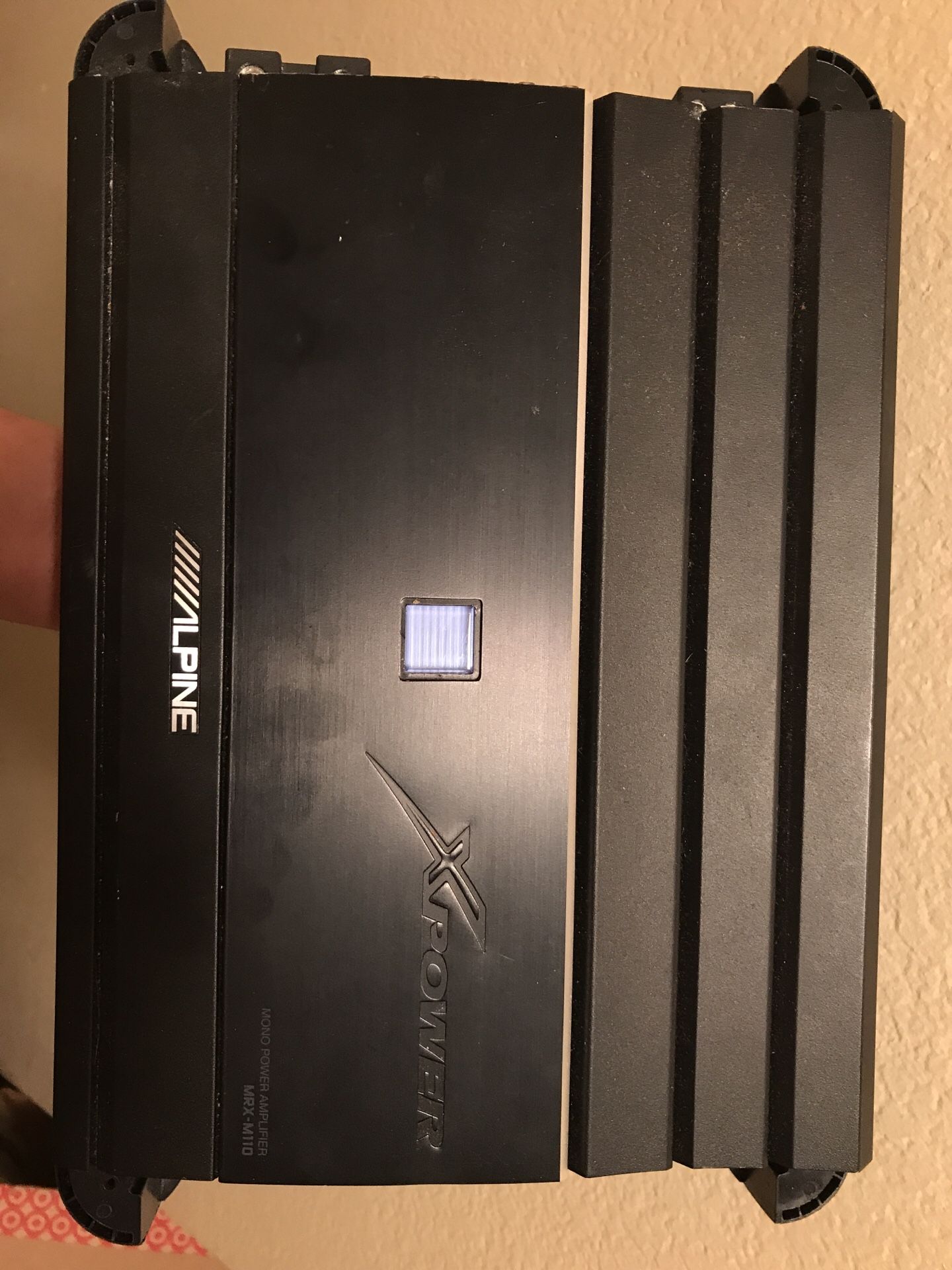 Alpine MRX-M110 Mono Amplifier w/ Remote Bass Dial