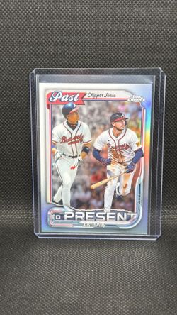 2026 Topps Chrome - Austin Riley / Chipper Jones Past To Present Refractor
