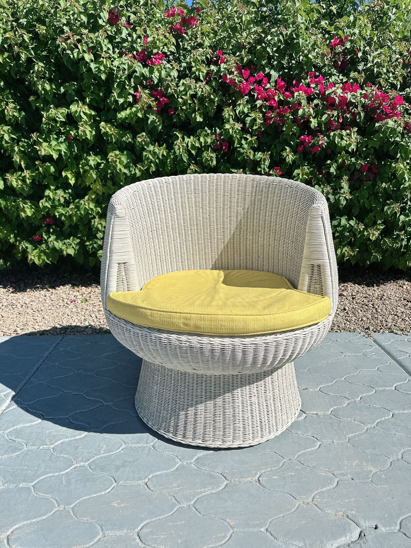 Vintage Wicker Bubble Chair