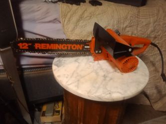 12 inch Remington electric chainsaw.