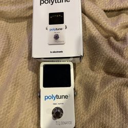 TC Electronics Polytune 3 strobe tuner guitar effects pedal