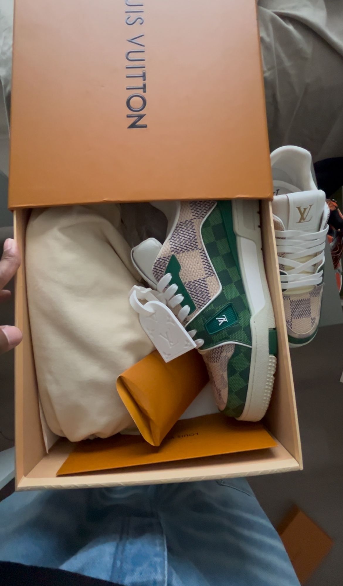Louis Vuitton LV Trainer Sneaker – Green Damier Limited Edition