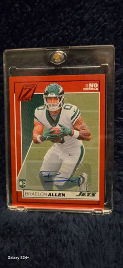 Braelon Allen rookie auto zenith