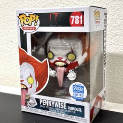 #781 IT: Bloody Pennywise Funhouse Funko Pop limited edition rare NEW!! Horror