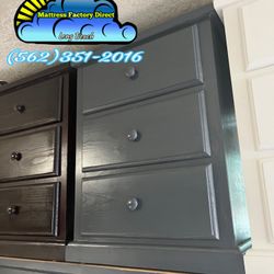 Assembled 3 Drawer Grey Tall Nightstand Dresser- Cajonera 