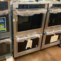 KitchenAid Double Wall Oven 30 Inch Wide Stainless Steel