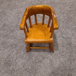 Small Wooden Rocker For Toddlers