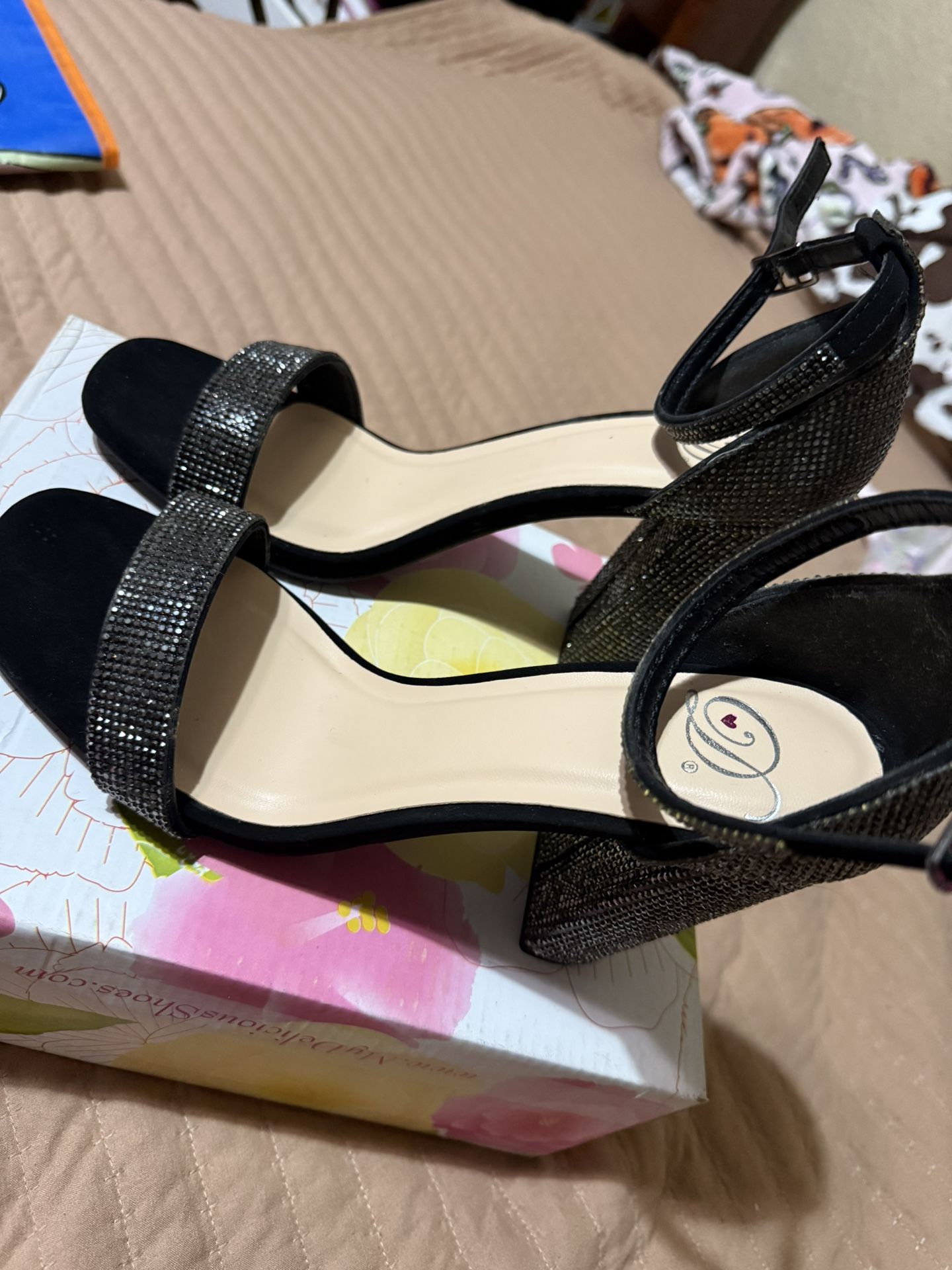 Shimmery High Heels Sz8