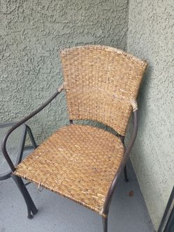 Outdoor Wicker Patio Arm Chair