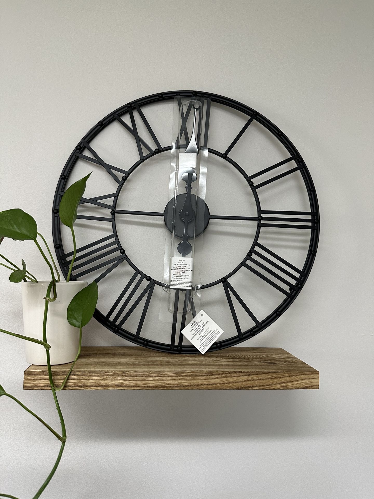 NEW! Large Roman Numerals Wall Clock