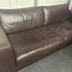 Leather Couch 
