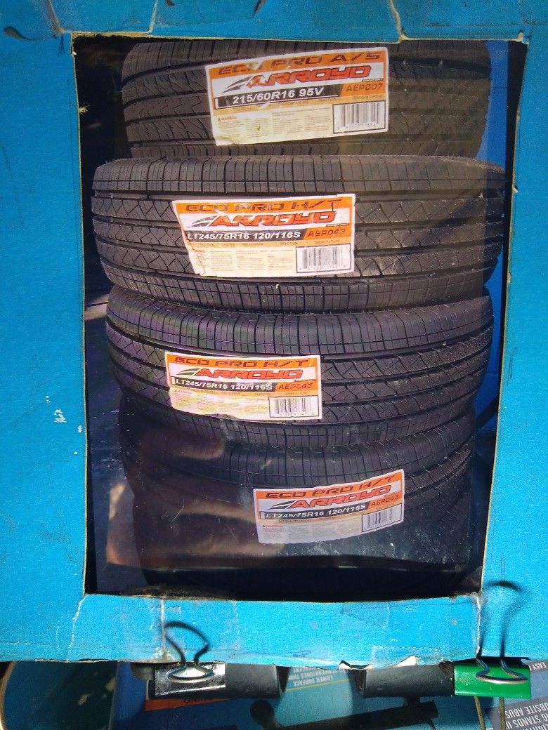 TIRE LT 245 75 16 Each ELMOFLES