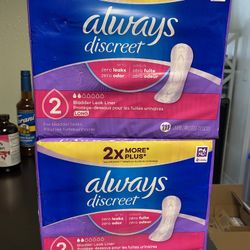 Box Of Always Discreet New 