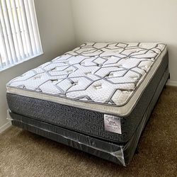 Queen Size Mattress 14” Inches Pillow Top Of High Quality Also Available in Twin-Full-King and Cali-King Same Day Delivery