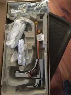 Chrome faucet