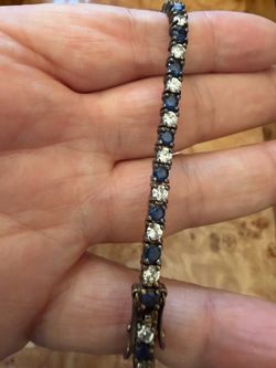 sapphire bracelet