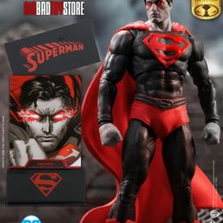 Mcfarlane Superman Black and White accent edition (gold label)