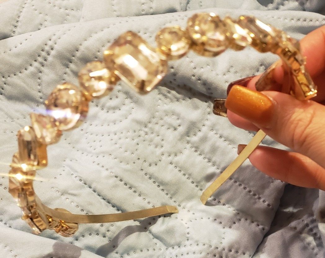 Wedding/Special Event Gold Tone Headband