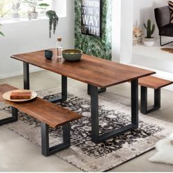 Walnut Solid wood LIVE EDGE Table