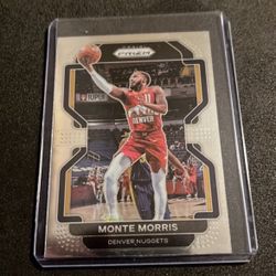 2021 Panini Prizm Monte Morris #16    Denver Nuggets