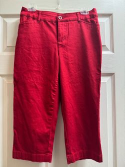 Red Capri Pants