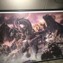 Nice framed print large only $20 firm