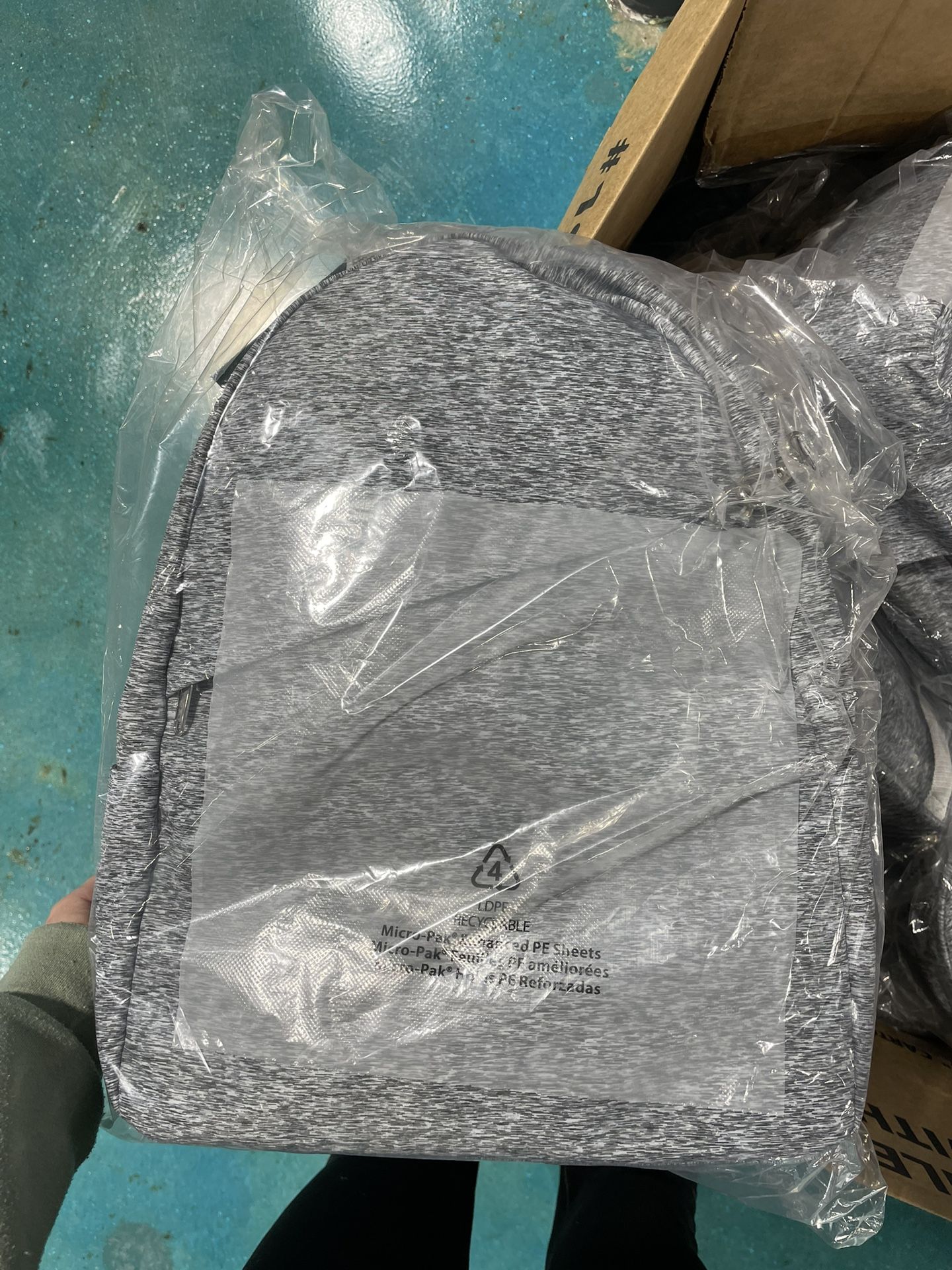 Back To School Basic Gray Backpack