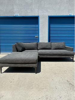 West Elm Andes Couch with Ottoman 🛻Delivery Available🛻