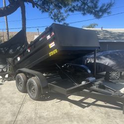 Dump Trailer 8x10x2 7000lb Gvw $5500 Cash /card