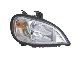 1996-2011 Freightliner Columbia Headlamp chrome and black housing