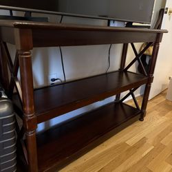 Pier 1 Three Tier Bookcase/Entry Table 