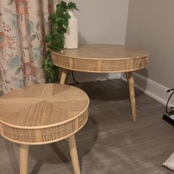 Center Table and Matching Side Table 