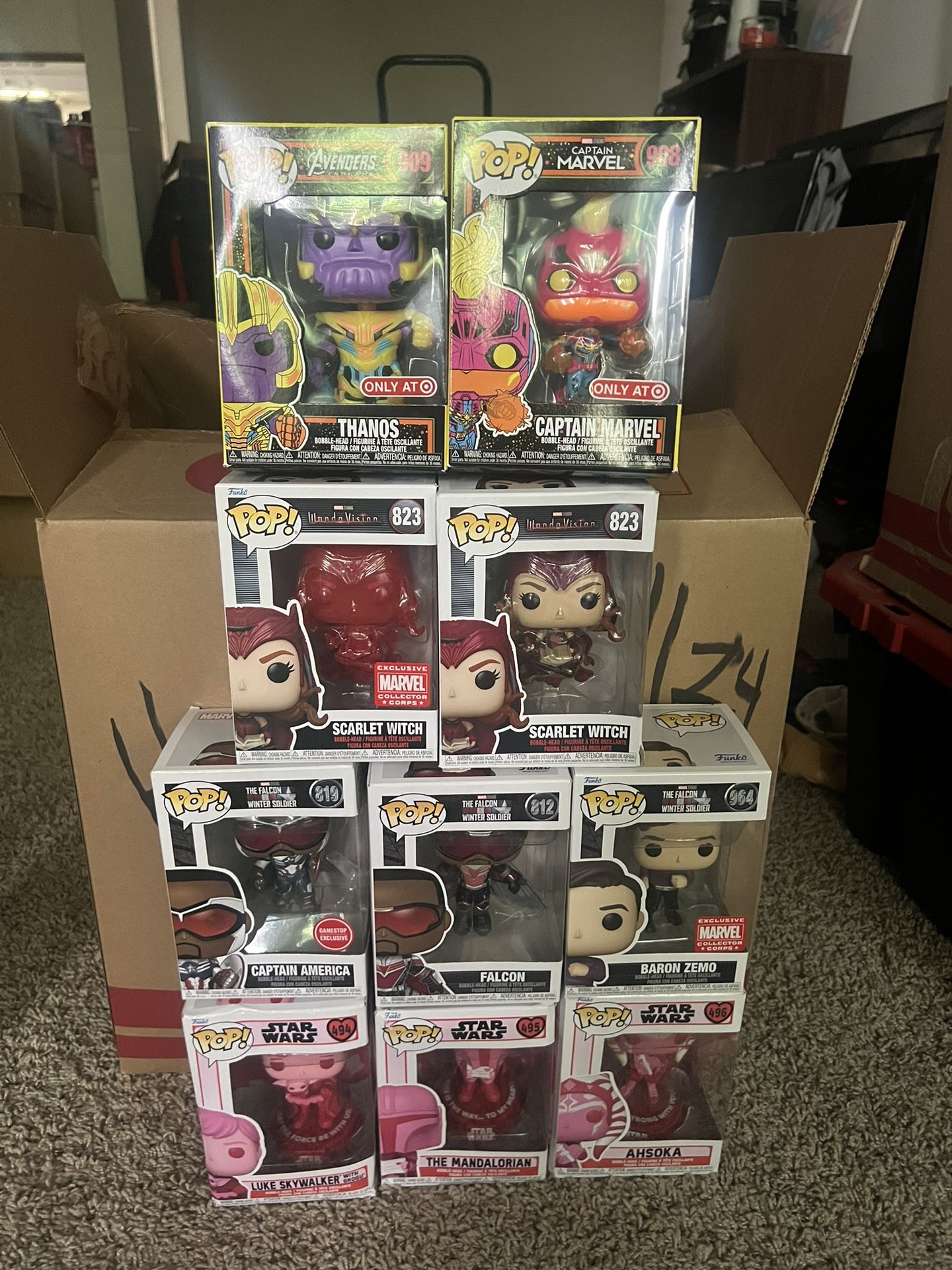 Marvel Funko Pop Lot