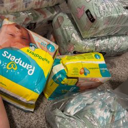 Newborn And Size 1 Diapers