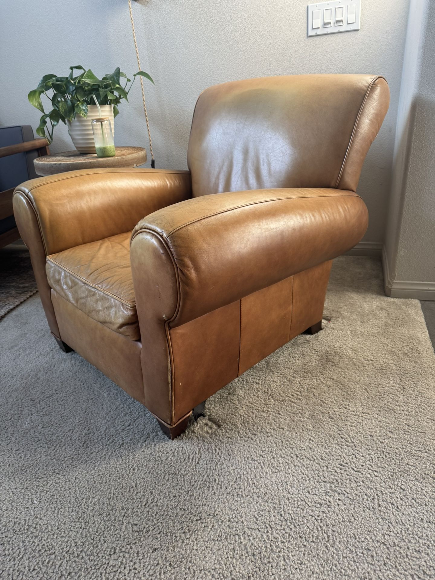 Pottery Barn Leather Chair —originally $1,850