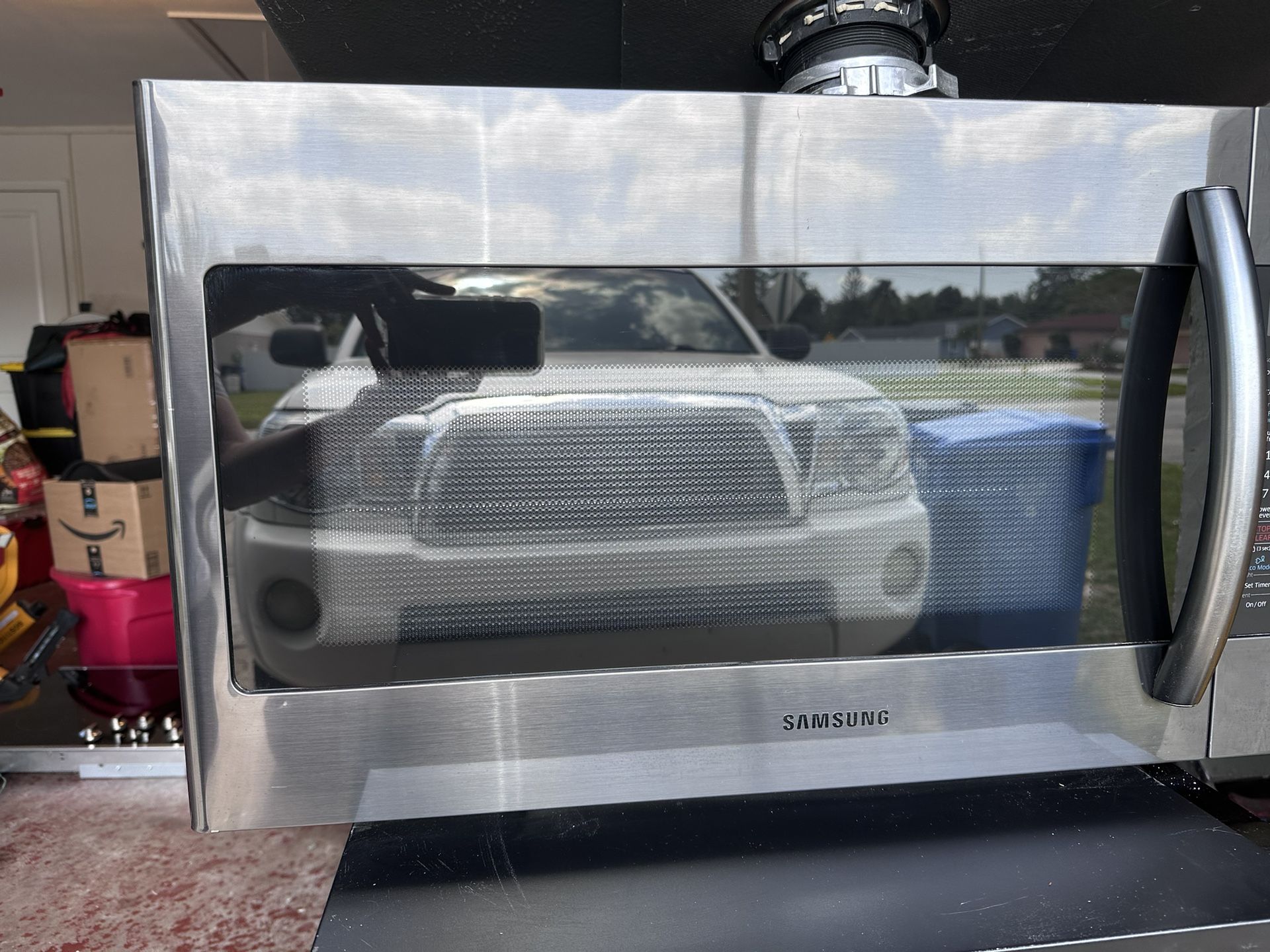 Samsung Black Stainless OTR Microwave