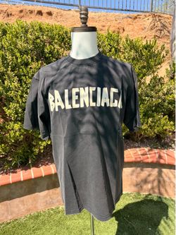 Balenci Tape Black Tee - XL&L