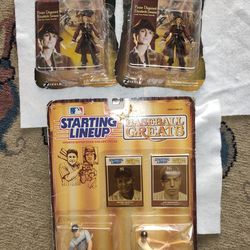 1989 Mantle DiMaggio toy and 2006 Pirates of Caribbean toys