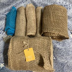 Burlap Ribbon 5.5x30ft Roll Crafting Art