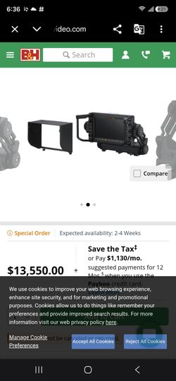 Professional Cinema Field Monitor with Hood