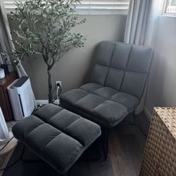 Chair And Ottoman 